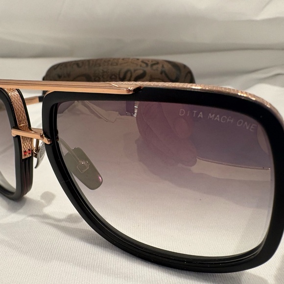 NEW! DITA MACH-ONE DRX-2030-L-BLK-RGD BLACK/ ROSE GOLD FRAME 100% AUTH. - Picture 2 of 8